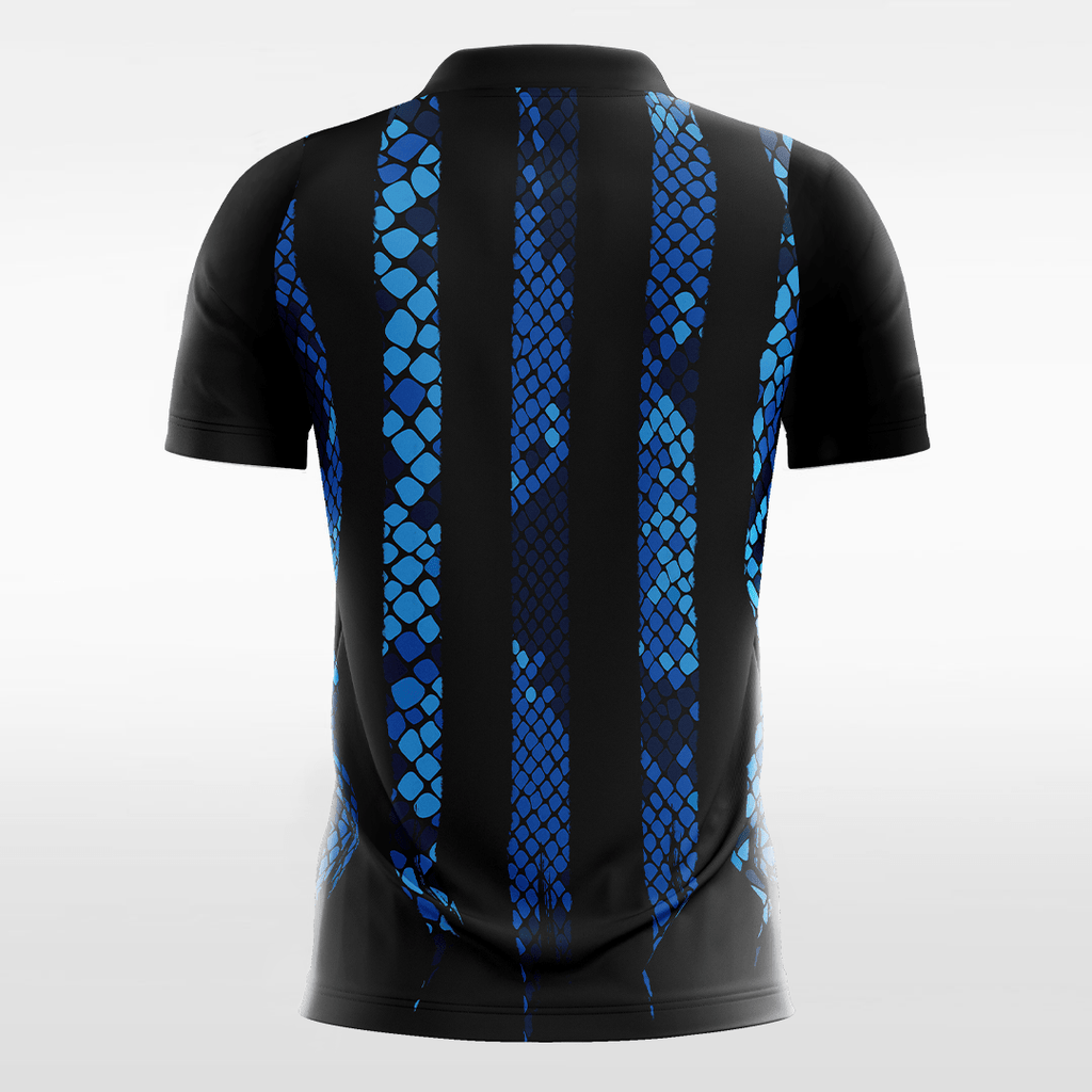 Custom Navy Blue Men's Sublimated Soccer Jersey