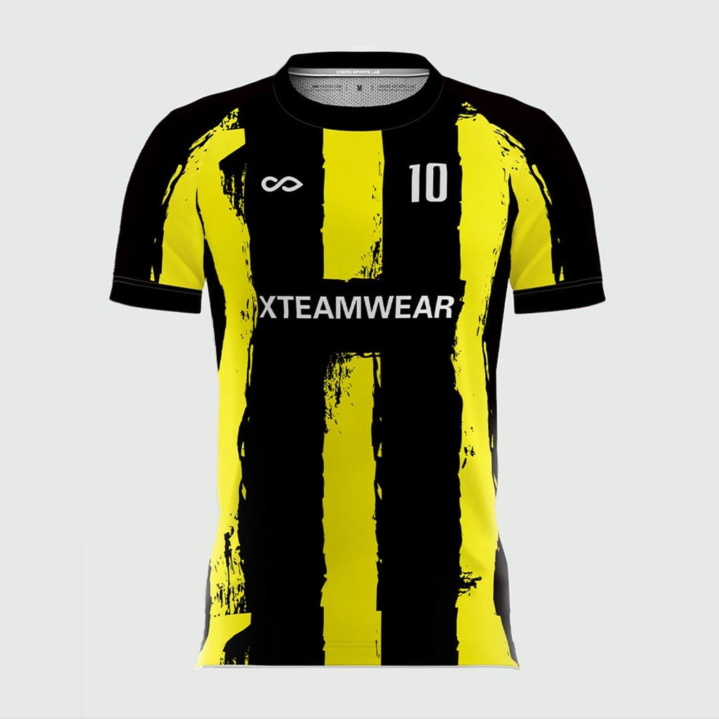 Yellow and Black Frisbee Jersey