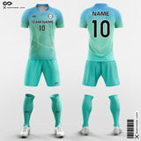 Fluorescent Soccer Jerseys Custom Design