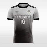 Custom Grey Gradient Sublimated Soccer Jersey