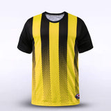 Yellow Stripe Kid Soccer Jersey