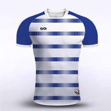 Blue Plaid Football Shirts Design