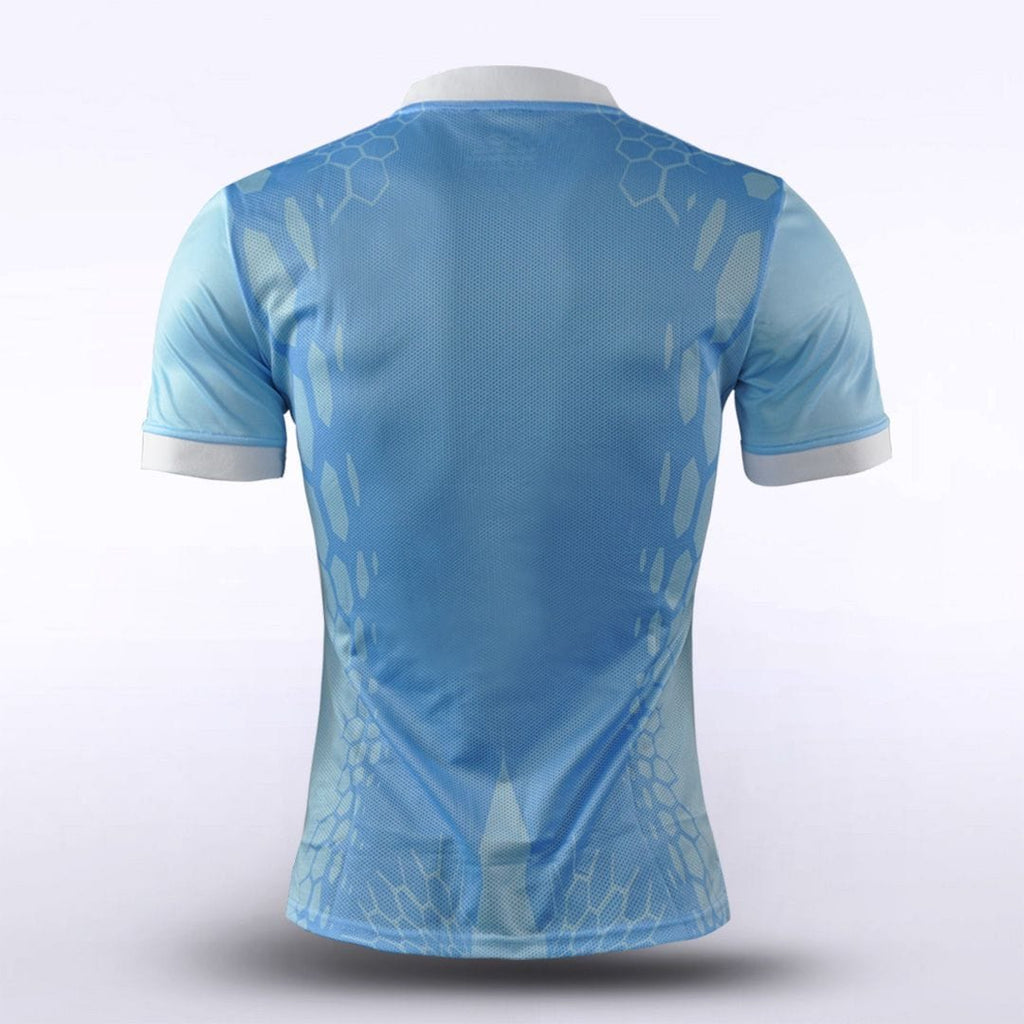 Sky Blue Team Performance Soccer Jersey Design