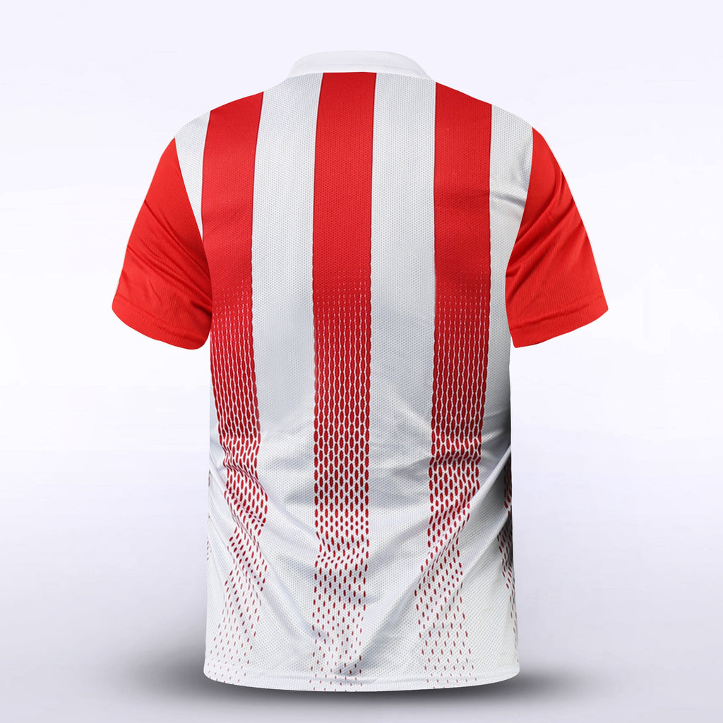 Pink Stripe Soccer Jersey Design