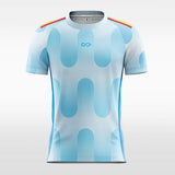 Light Blue Soccer Jerseys Design