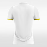 White Customized Men's Sublimated Soccer Jersey