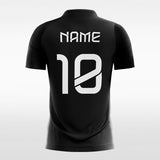 Custom Yellow and Black Men's Sublimated Soccer Jersey