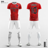 Red Kids Custom Soccer Uniforms