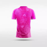 Custom Fluorescent Pink Soccer Jersey