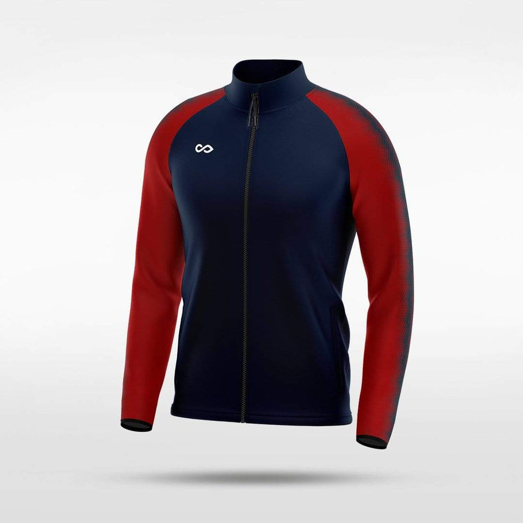 Embrace Radiance Customized Full-Zip Jacket Design Red
