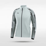 Navy Urban Forest Customized Full-Zip Jacket Design
