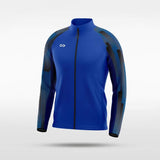 Blue Urban Forest Full-Zip Jacket Design