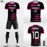 Black and Pink Soccer Jerseys