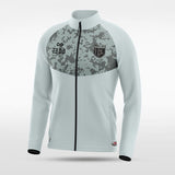 Grey Embrace Blizzard Customized Full-Zip Jacket Design