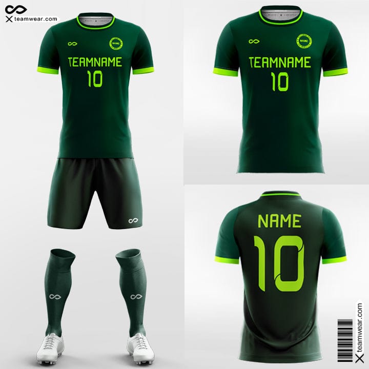 Custom Soccer Jerseys Green