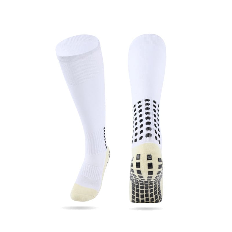 Calf Grip Adult Socks White