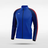 Embrace Radiance Full-Zip Jacket Design Blue&Black