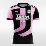 Pink and Black Soccer Jersey for Women