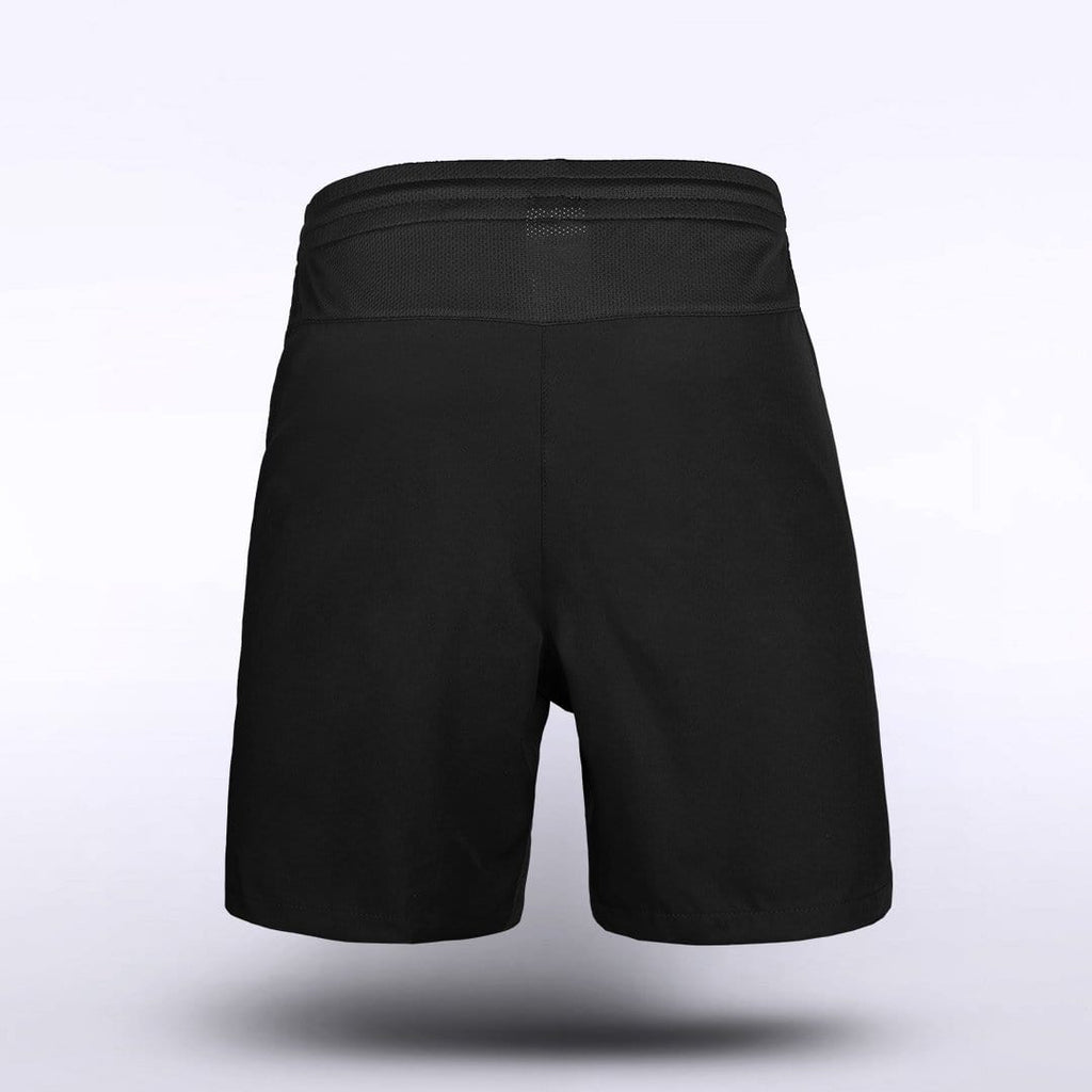 Black Custom Adult Shorts