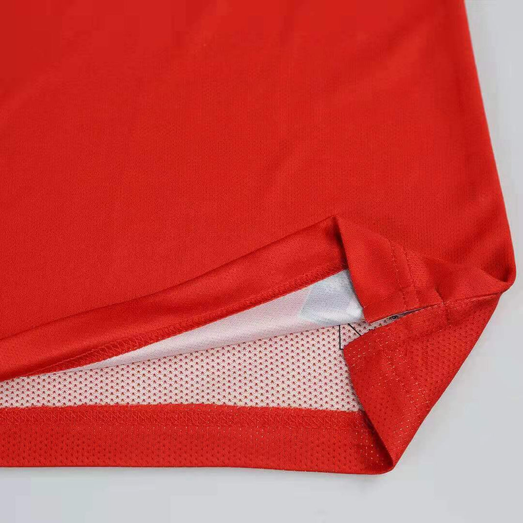 Red Football Shirts Design Details