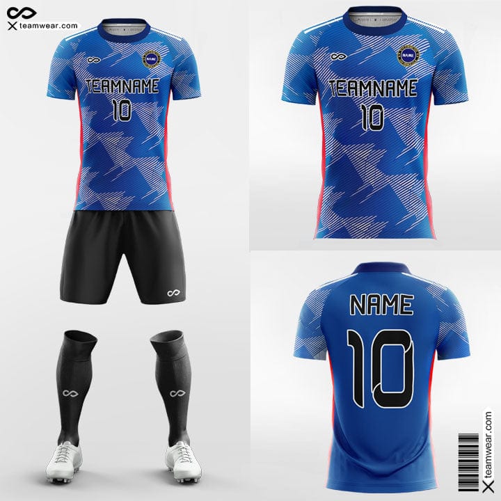 Custom Team Soccer Jerseys Blue