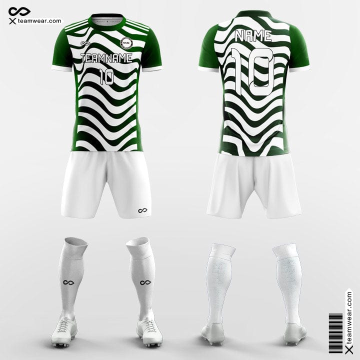 Zebra Soccer Jersey Green